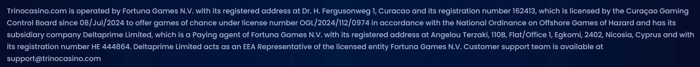 Trino Casino Security and Best Qualities